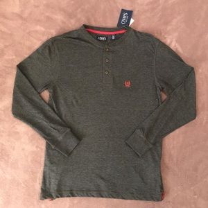 Chaps classic 3 button Henley